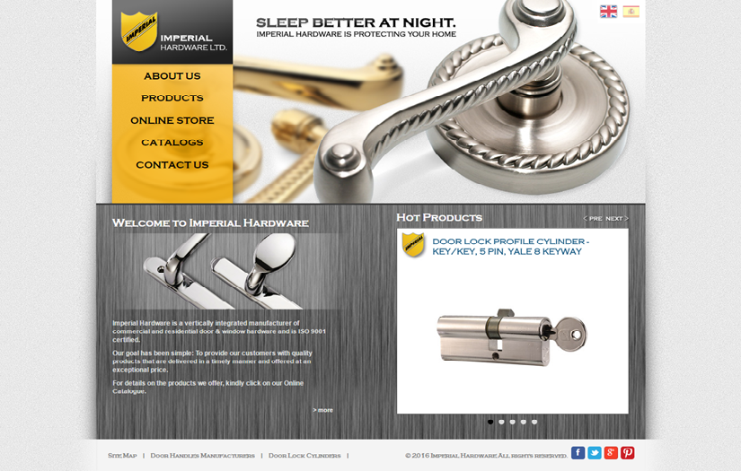 Imperial Hardware - Shower Hinges and Door Rollers Supplier screenshot 1